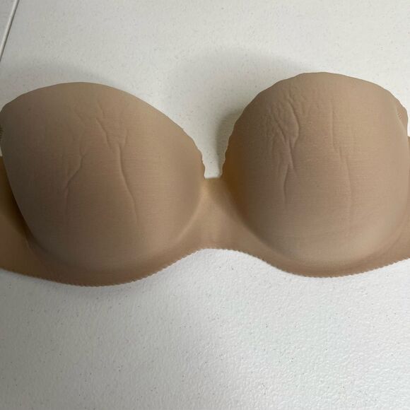Victorias Secret Angels Secret Embrace Nude Strapless Bra Size 34C NO STRAPS - Picture 6 of 13